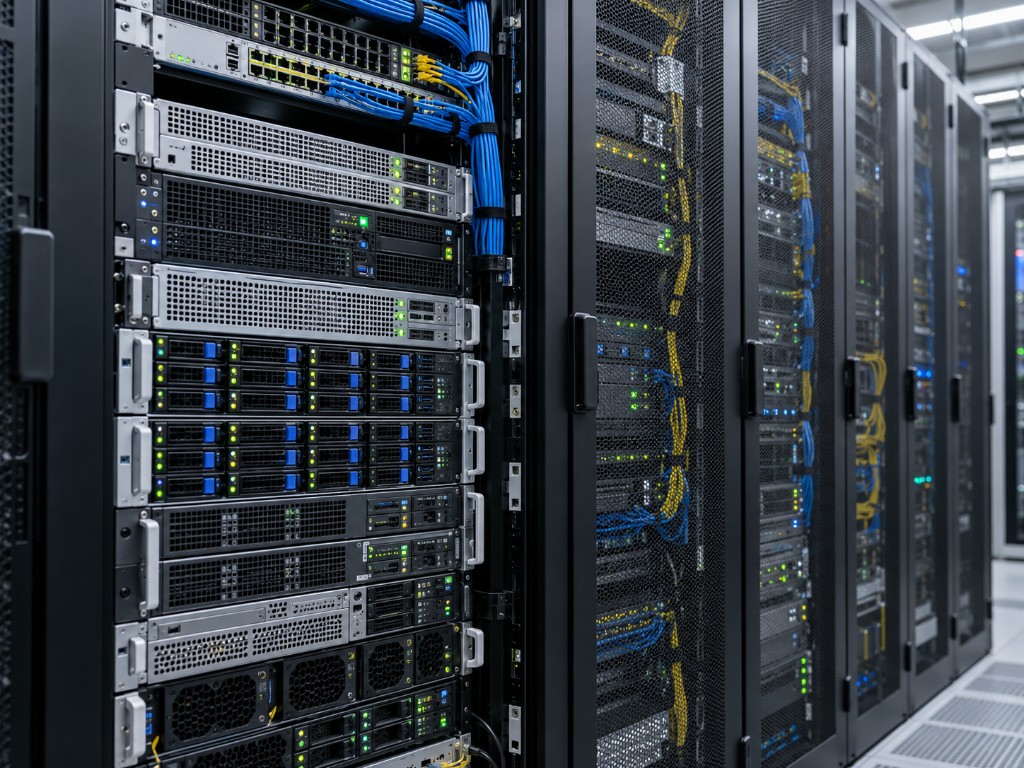 Data center aisle